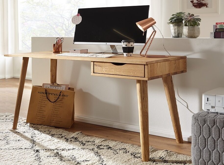 Arbeiten im Homeoffice – der natürliche Look mit Massivholzmöbel